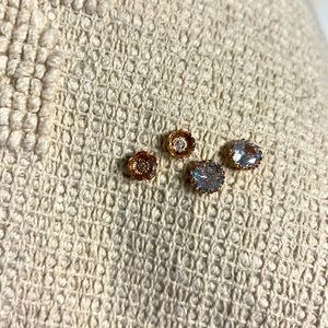 Kate Spade & Coach stud earring set